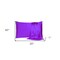 Homeroots 20 x 40 in. Bright Purple Dreamy Silky Satin King Size Pillowcases 387850 - alternate 4